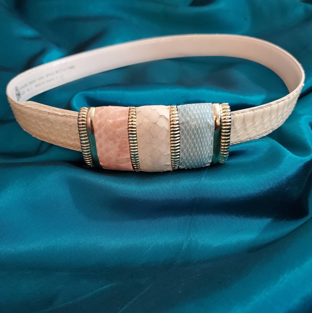 DH Genuine Snake Skin Belt